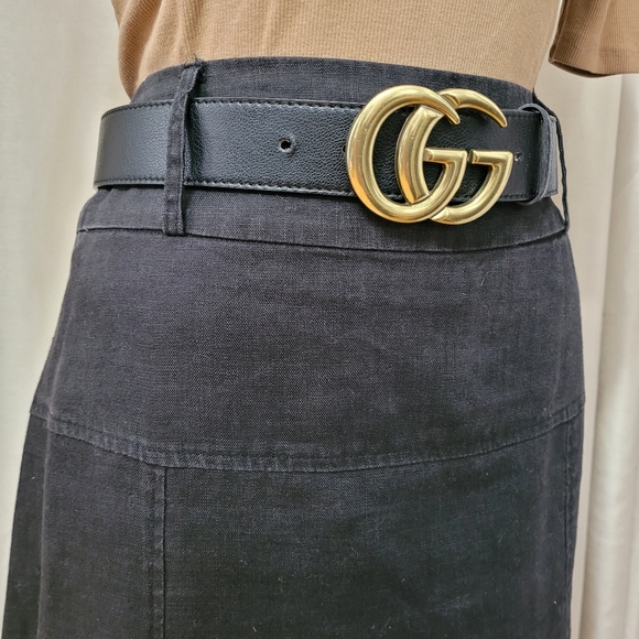 Linen MAXI Skirt/ M / 8 - Picture 4 of 4